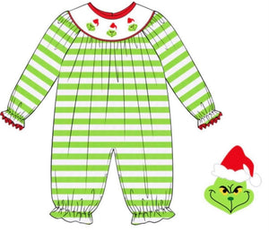 Grinch Collection— Girl Romper