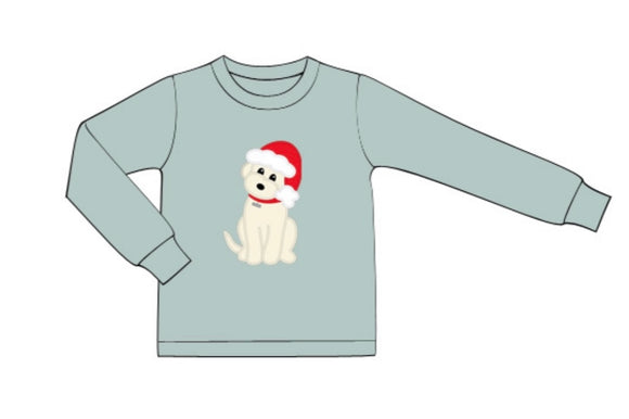 Christmas Puppy— Boy Long Sleeve